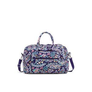 Vera Bradley French Paisley Compact Weekender Travel Bag